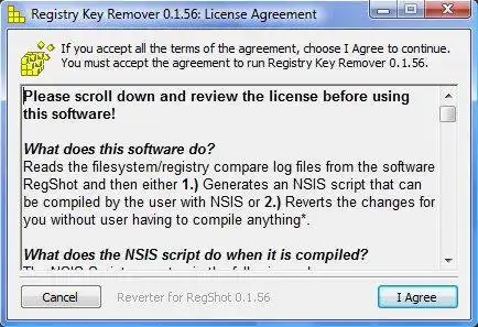 Download web tool or web app Registry Key Remover