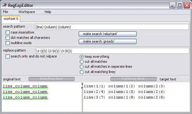 Download web tool or web app Regular Expression Editor (RegExpEditor)