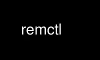 Run remctl in OnWorks free hosting provider over Ubuntu Online, Fedora Online, Windows online emulator or MAC OS online emulator