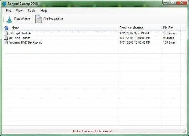 Download web tool or web app Renpad Backup