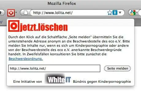 Download web tool or web app Report Abuse Button (jetzt-loeschen.de)