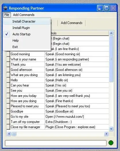 Download web tool or web app Responding Partner