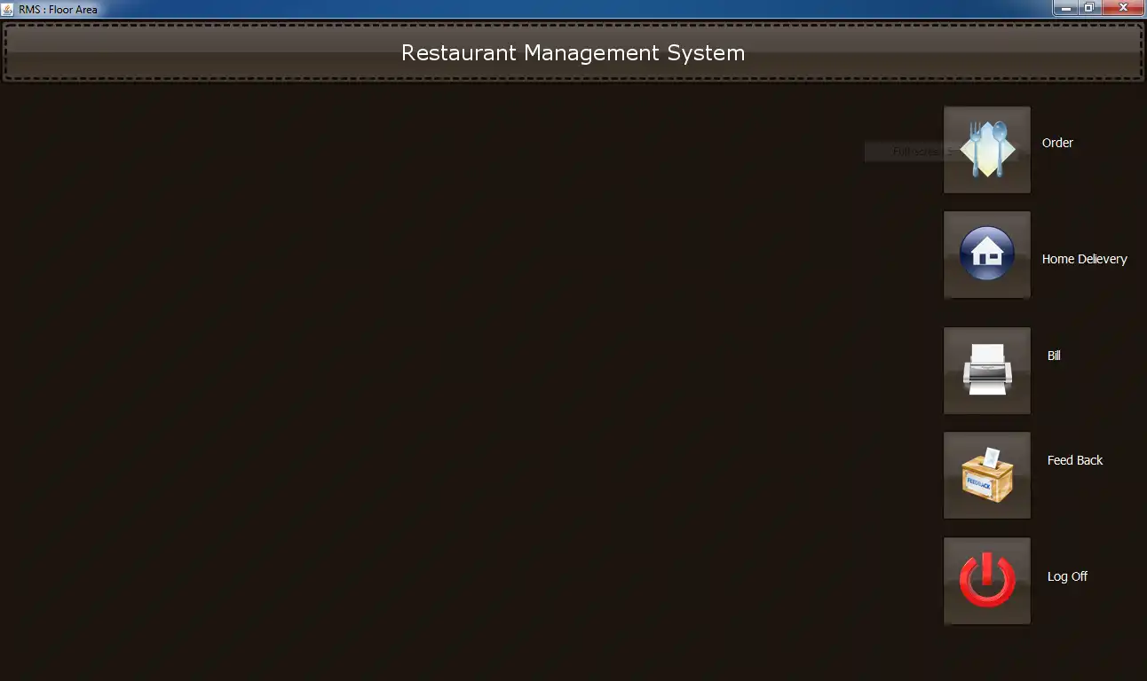 Download web tool or web app Restaurant Management System ( RMS )