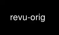 Run revu-orig in OnWorks free hosting provider over Ubuntu Online, Fedora Online, Windows online emulator or MAC OS online emulator