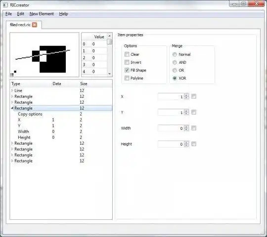 Download web tool or web app RICcreator