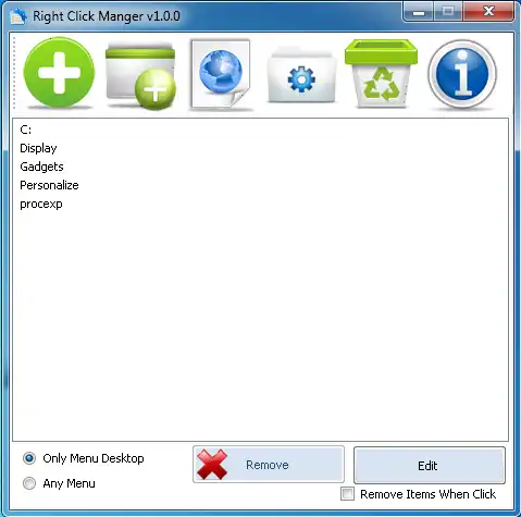 Download web tool or web app Right click Manager