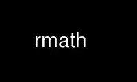 Run rmath in OnWorks free hosting provider over Ubuntu Online, Fedora Online, Windows online emulator or MAC OS online emulator