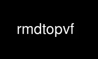 Run rmdtopvf in OnWorks free hosting provider over Ubuntu Online, Fedora Online, Windows online emulator or MAC OS online emulator