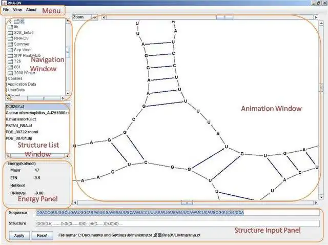 Download web tool or web app RNA-DV to run in Linux online