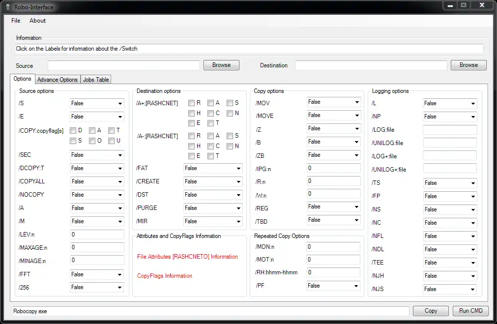 Download web tool or web app Robo-Interface