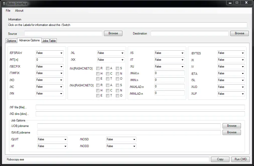 Download web tool or web app Robo-Interface