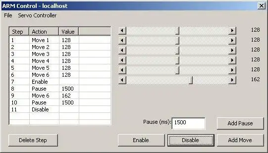 Download web tool or web app Robotic Arm Control to run in Windows online over Linux online