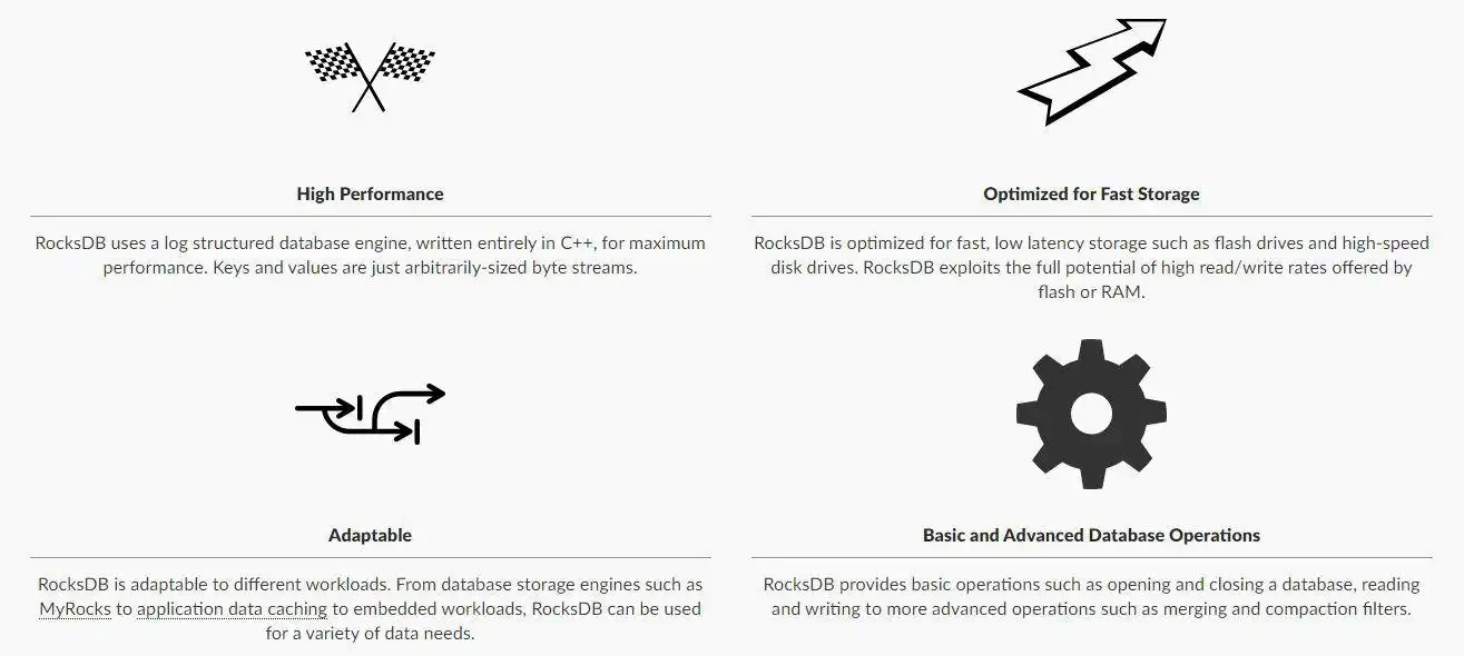 Download web tool or web app RocksDB