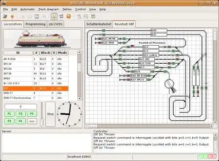 Download web tool or web app Rocrail Model Railroad Control System to run in Windows online over Linux online