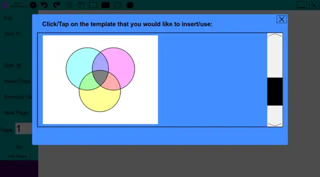 Download web tool or web app Rogers Math Whiteboard