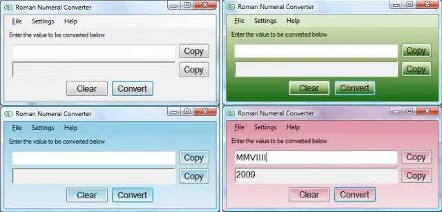 Download web tool or web app Roman Numeral Converter (VB.NET) to run in Windows online over Linux online