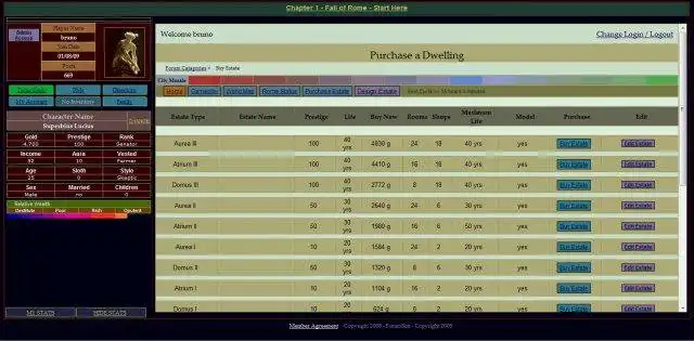 Download web tool or web app Roman Senate Simulator to run in Linux online