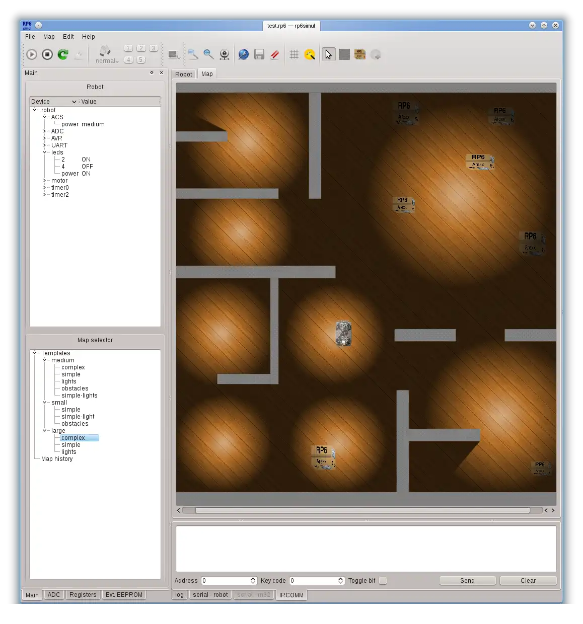 Download web tool or web app rp6simul to run in Linux online