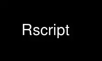 Run Rscript in OnWorks free hosting provider over Ubuntu Online, Fedora Online, Windows online emulator or MAC OS online emulator