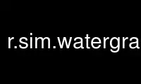 Run r.sim.watergrass in OnWorks free hosting provider over Ubuntu Online, Fedora Online, Windows online emulator or MAC OS online emulator