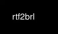 Run rtf2brl in OnWorks free hosting provider over Ubuntu Online, Fedora Online, Windows online emulator or MAC OS online emulator