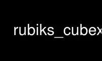 Run rubiks_cubex in OnWorks free hosting provider over Ubuntu Online, Fedora Online, Windows online emulator or MAC OS online emulator