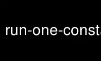 Run run-one-constantly in OnWorks free hosting provider over Ubuntu Online, Fedora Online, Windows online emulator or MAC OS online emulator