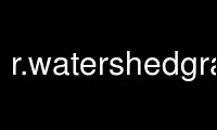 قم بتشغيل r.watershedgrass في موفر الاستضافة المجاني OnWorks عبر Ubuntu Online أو Fedora Online أو محاكي Windows عبر الإنترنت أو محاكي MAC OS عبر الإنترنت