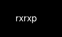 Run rxrxp in OnWorks free hosting provider over Ubuntu Online, Fedora Online, Windows online emulator or MAC OS online emulator