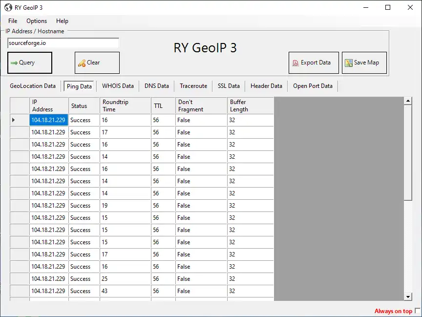 Download web tool or web app RY GeoIP 3