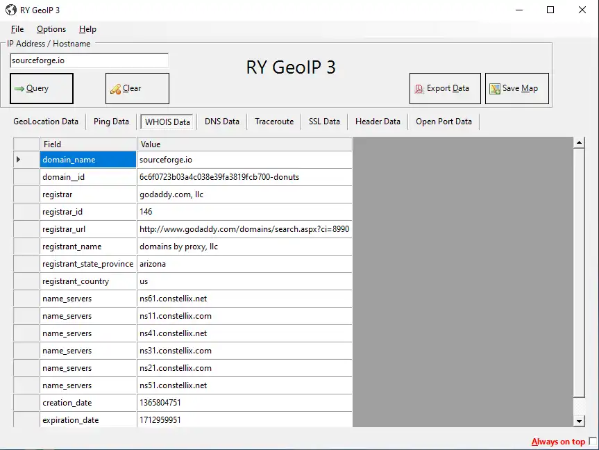 Download web tool or web app RY GeoIP 3