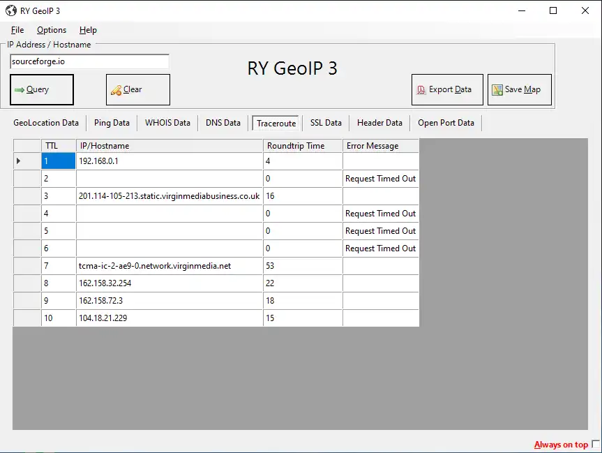 Download web tool or web app RY GeoIP 3