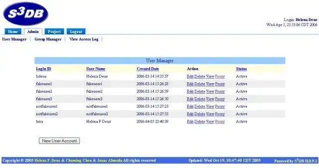 Download web tool or web app S3DB - simple sloppy semantic database