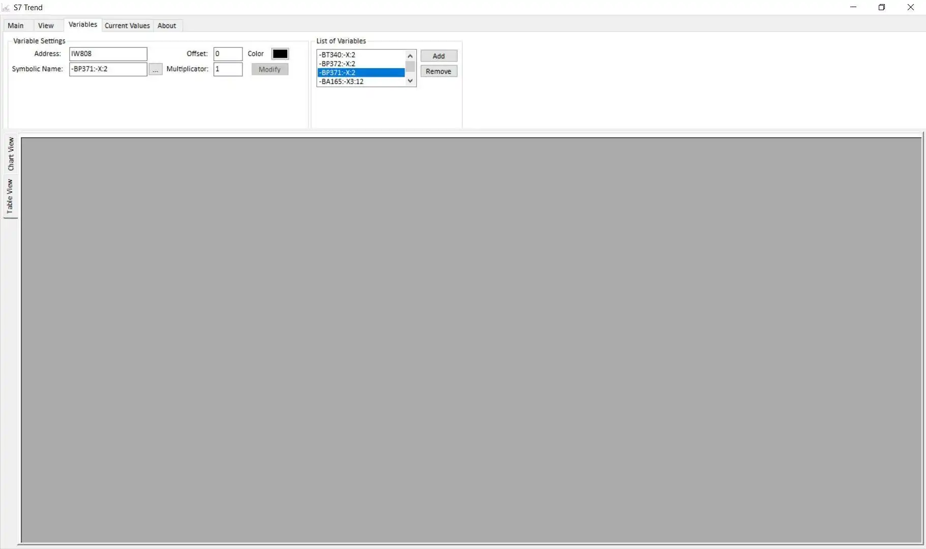 Download web tool or web app S7 Siemens PLC Trace Signals