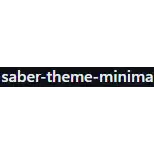 Free download saber-theme-minima Windows app to run online win Wine in Ubuntu online, Fedora online or Debian online