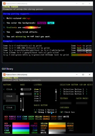 Download web tool or web app SadConsole