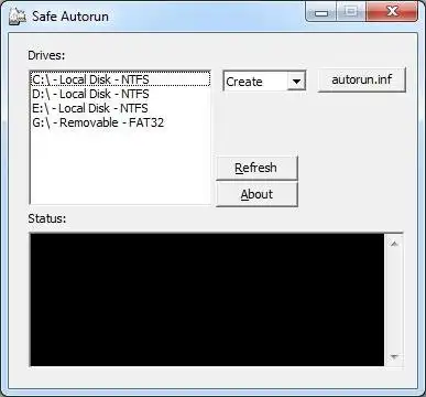 Download web tool or web app Safe Autorun