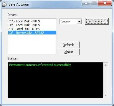 Download web tool or web app Safe Autorun