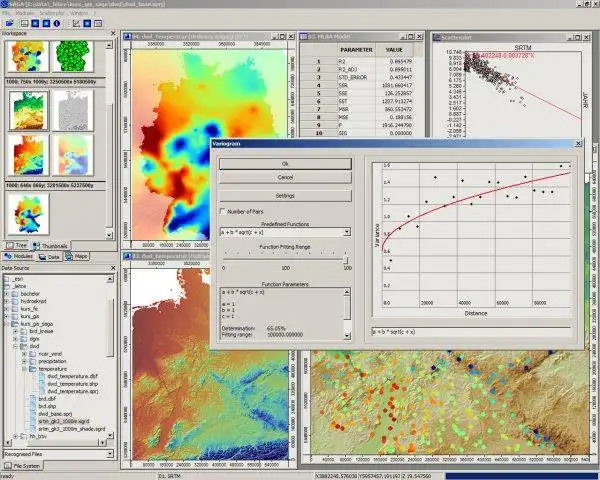 Download web tool or web app SAGA GIS to run in Windows online over Linux online