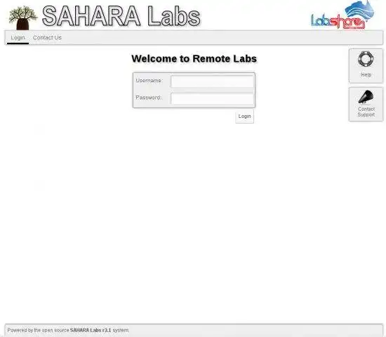 Download web tool or web app SAHARA Labs