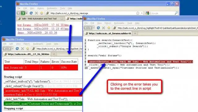 Descargue la herramienta web o la aplicación web Sahi - Herramienta de prueba y automatización web