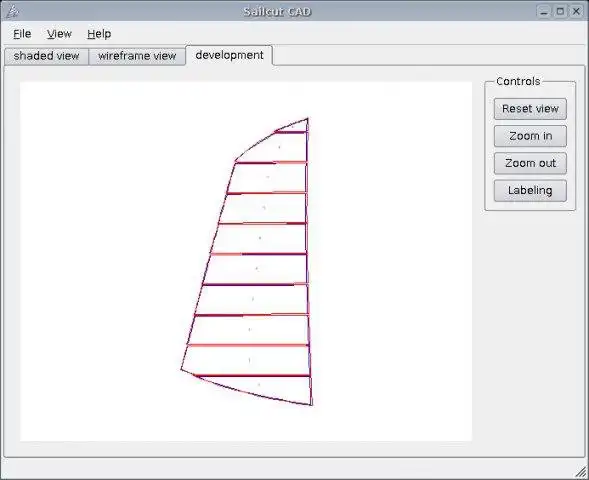 Download web tool or web app Sailcut CAD to run in Linux online