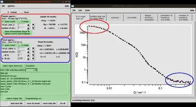 Download web tool or web app SASfit to run in Linux online