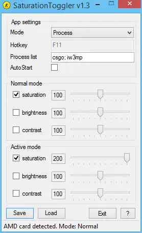 Download web tool or web app saturationtoggler