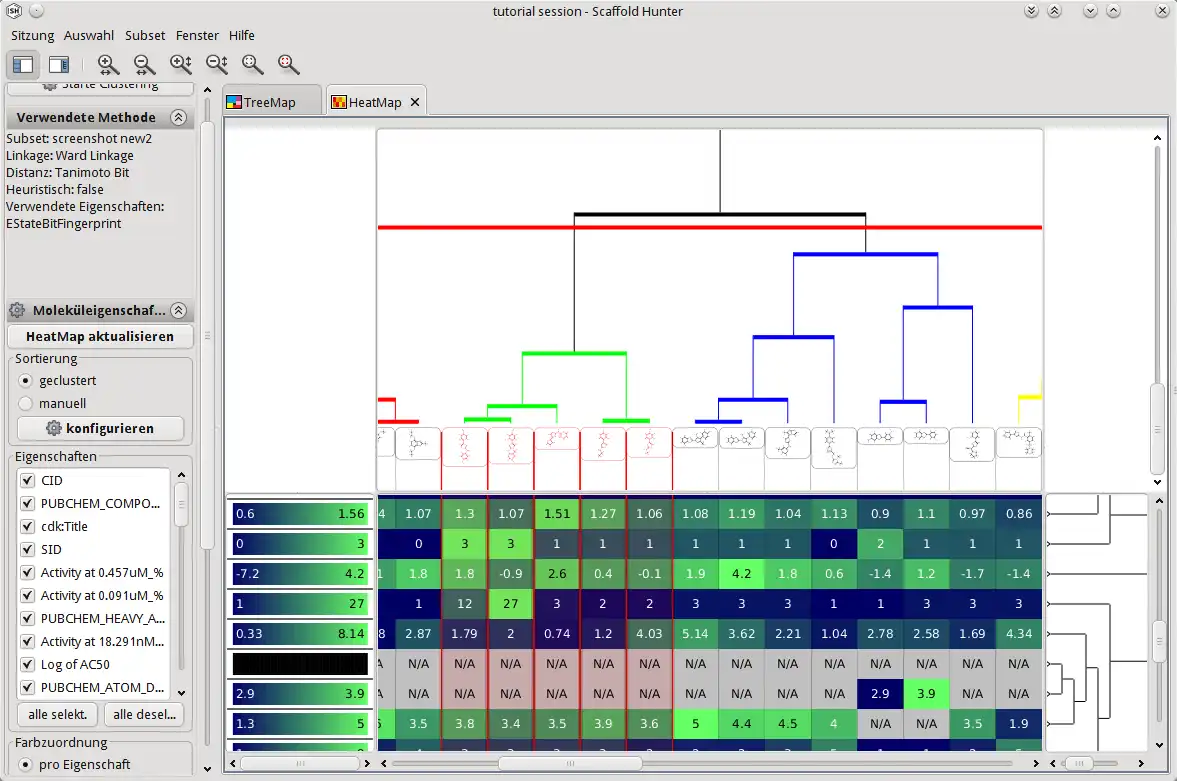 Download web tool or web app Scaffold Hunter to run in Windows online over Linux online