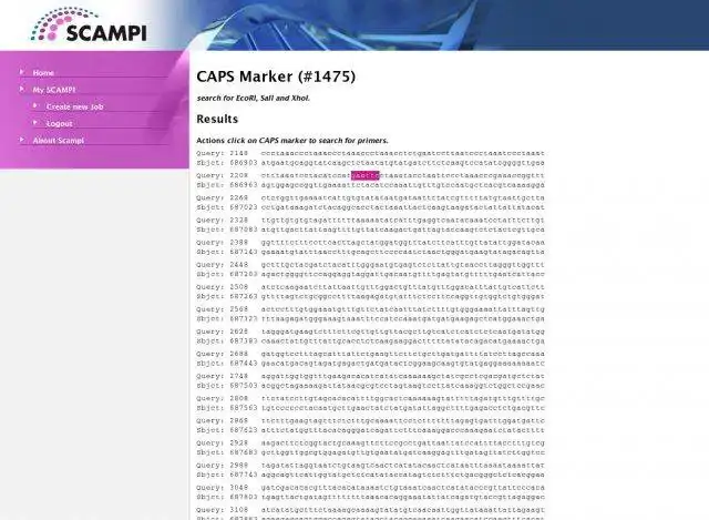 Download web tool or web app SCAMPI: molecular marker identification to run in Windows online over Linux online