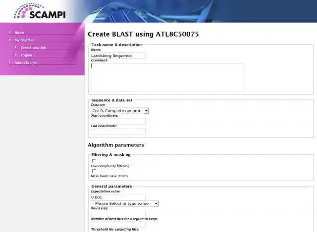 Download web tool or web app SCAMPI: molecular marker identification to run in Windows online over Linux online