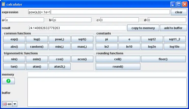 Download web tool or web app sccalculator