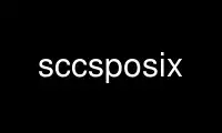 Run sccsposix in OnWorks free hosting provider over Ubuntu Online, Fedora Online, Windows online emulator or MAC OS online emulator