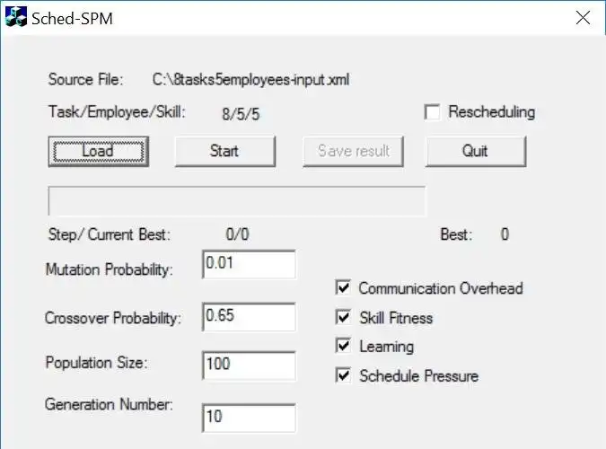 Download web tool or web app Sched-SPM